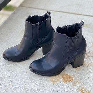 MIA Black Heeled Boots